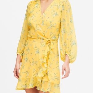 Banana Republic Ruffle-Wrap Dress